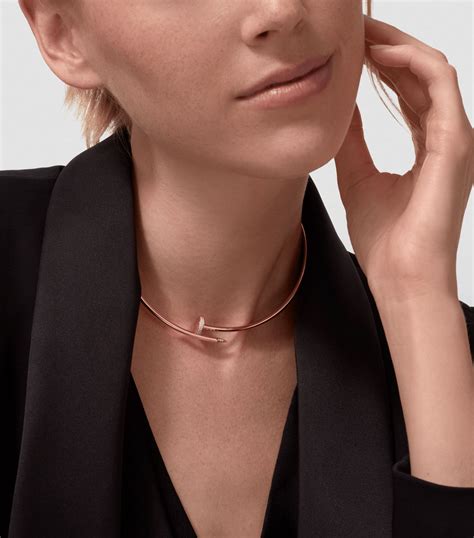 necklace cartier|cartier necklace juste un clou.